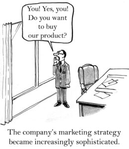 cartoon about ineffective marketing