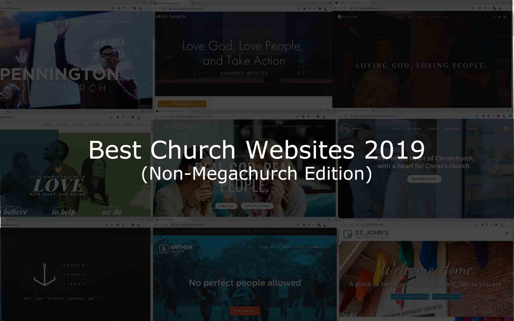 cover image for the Best Church Websites 2019 post